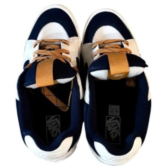 Vans Mens Chukka Push‎ Shoes Size 10 Blue Tan White New main image 4